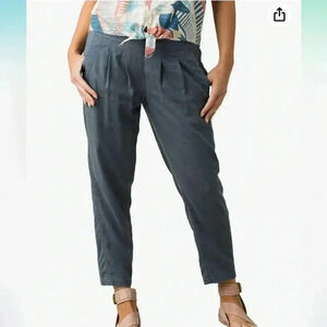 Prana Women’s Larkin Pants Gray Tencel size 4